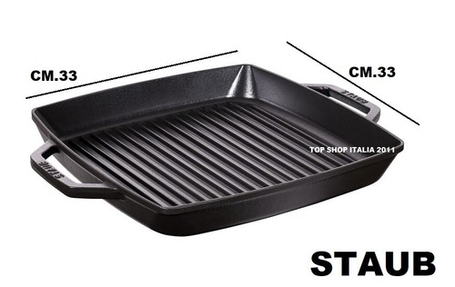 Staub bistecchiera grill 33x33 - grill,